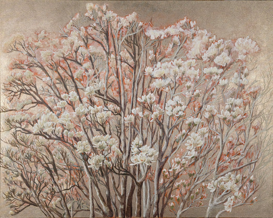 Original Painting – Queen Magnolia, 30 inches by 24 inches