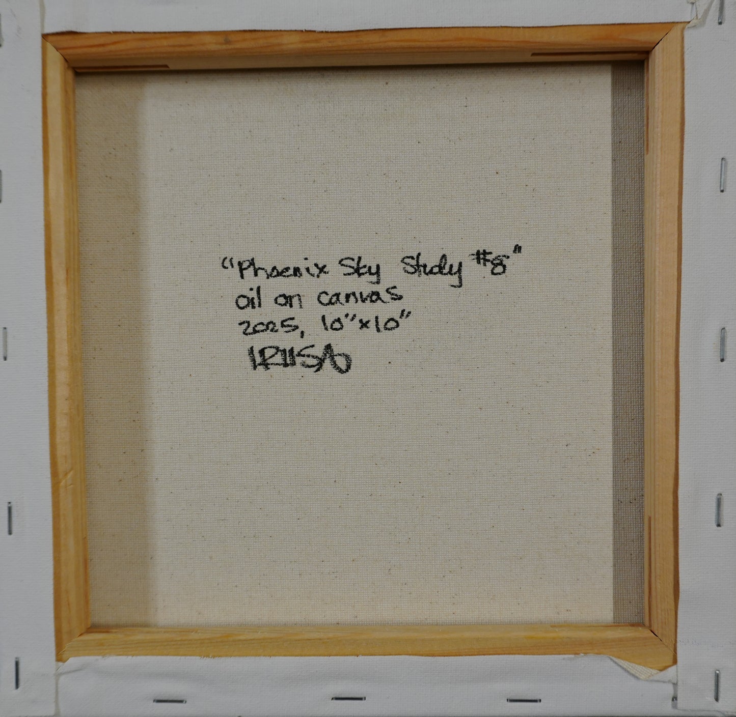 Original Painting – Phoenix Sky Study #8, 10 inches x 10 inches