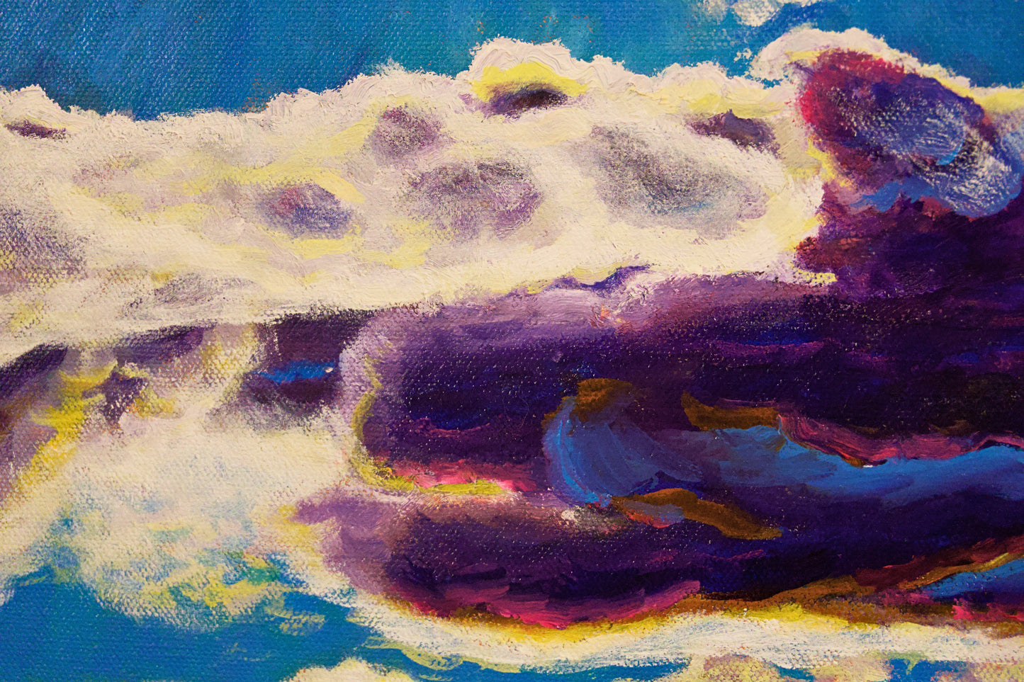 Original Painting – Sunny Clouds, 24 inches x 20 inches