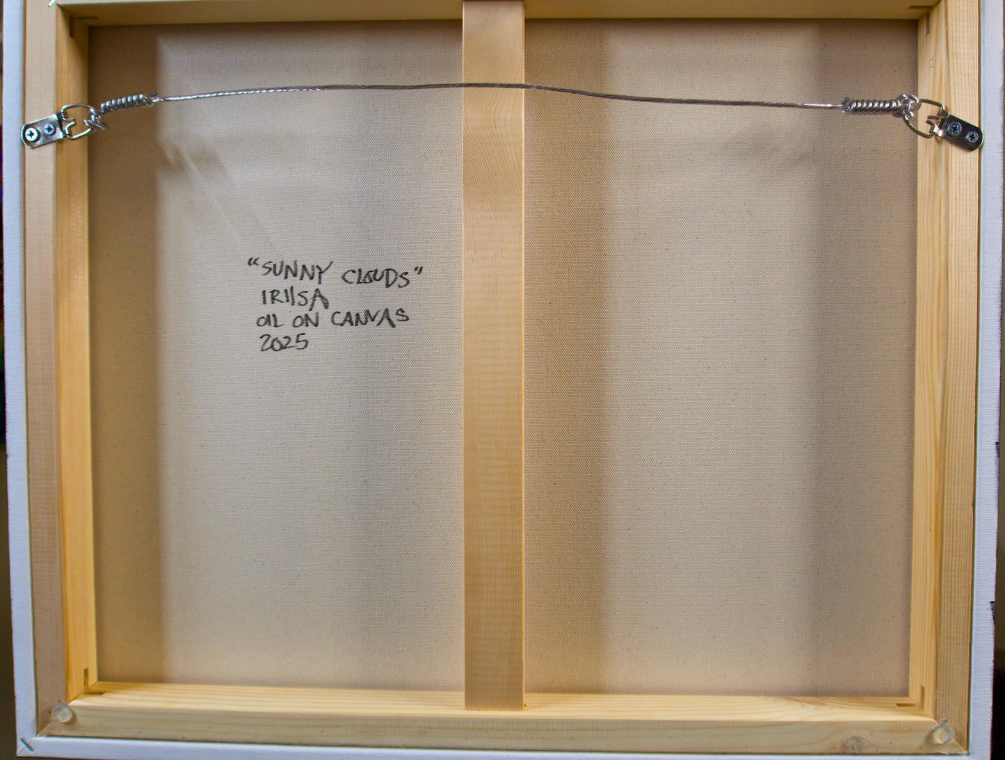 Original Painting – Sunny Clouds, 24 inches x 20 inches